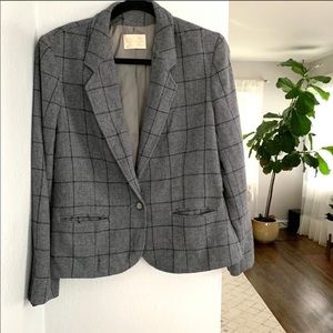 100% Wool Vintage Pendleton Windowpane Blazer